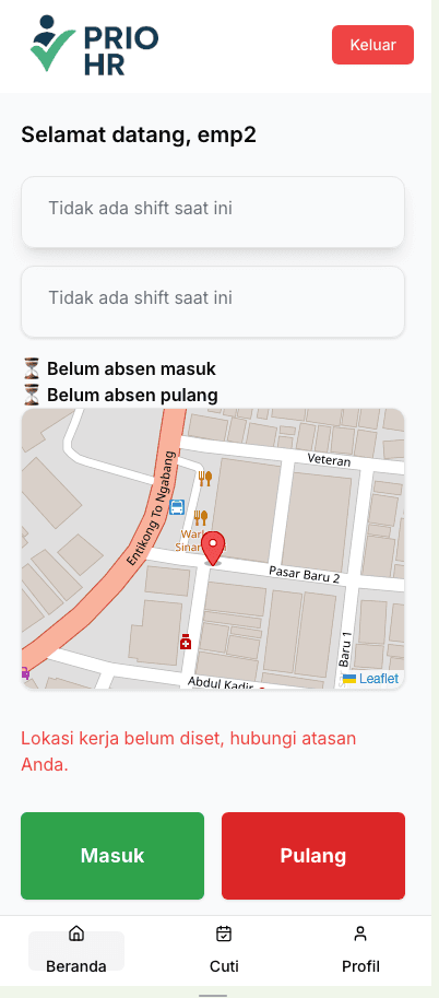 how it looks on employee page